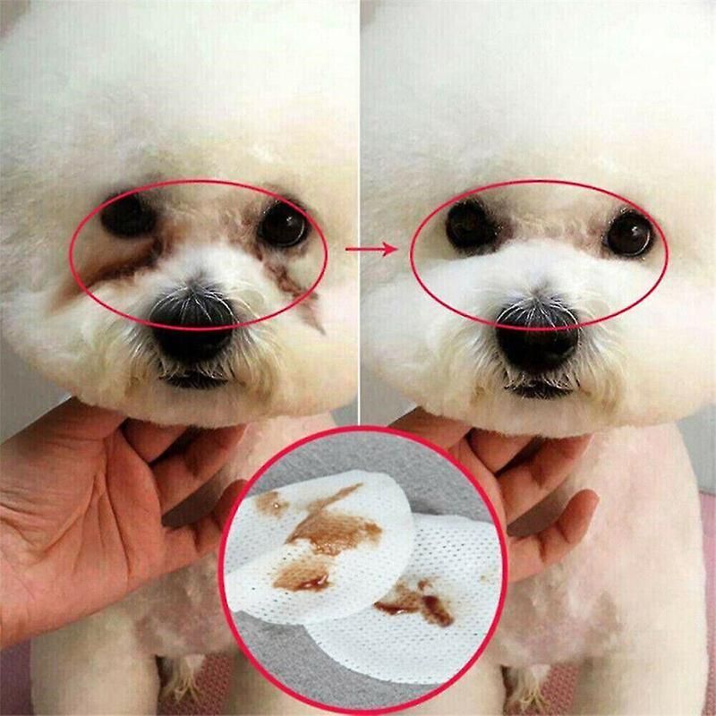 130pcs Wipes Wet Pet Eye/Ear Dog Cat Tear Stain Remover Cleaning Paper Wipes - Eye Wipes V528-MH00228-YBSJ-130PCS-477718
