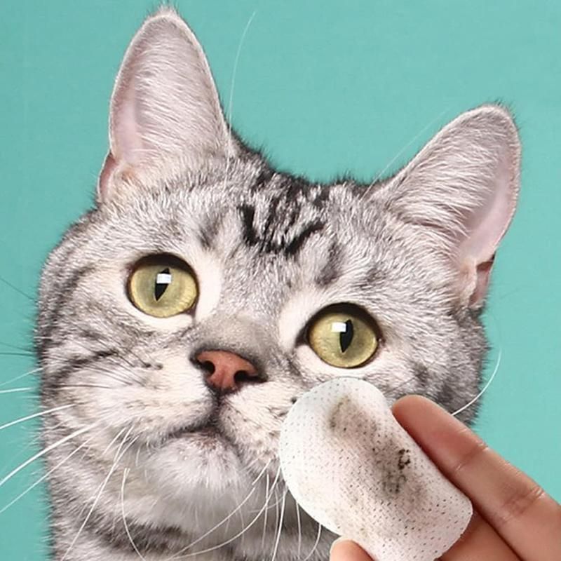 130pcs Wipes Wet Pet Eye/Ear Dog Cat Tear Stain Remover Cleaning Paper Wipes - Ear Wipes V528-MH00229-EBSJ-130PCS-831411