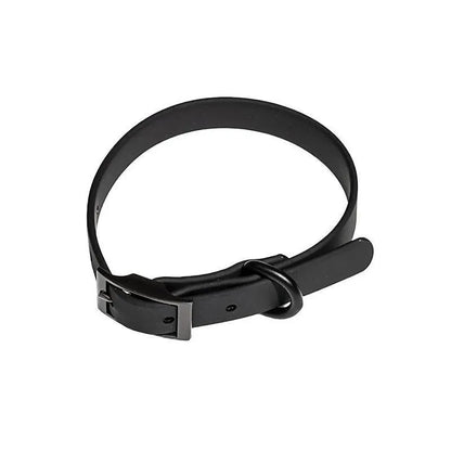 PVC Dog Collar Working Dog Kennels Waterproof Soft Adjustable for Pets M Size - Black V528-MH00297-BLACK-M-997867