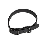 PVC Dog Collar Working Dog Kennels Waterproof Soft Adjustable for Pets L Size - Black V528-MH00298-BLACK-L-927084
