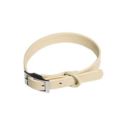 PVC Dog Collar Working Dog Kennels Waterproof Soft Adjustable for Pets M Size - Apricot V528-MH00300-APRICOT-M-322173