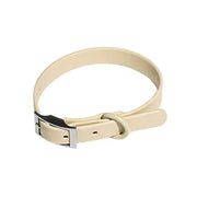 PVC Dog Collar Working Dog Kennels Waterproof Soft Adjustable for Pets L Size - Apricot V528-MH00301-APRICOT-L-667302