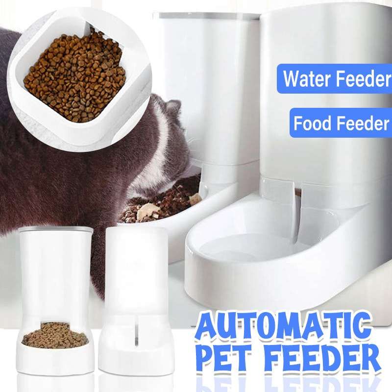 Automatic Pet Dog Cat Food Water Dispenser Feeder Self Feeding Bowl Bottle - Food V528-MH00323-WSQ-462744