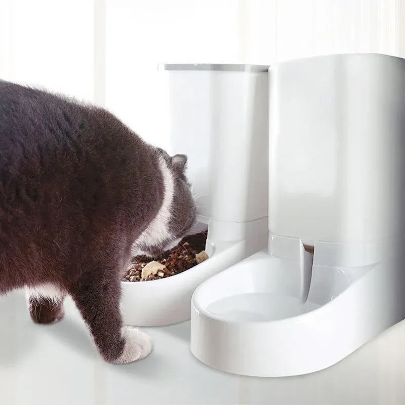 Automatic Pet Dog Cat Food Water Dispenser Feeder Self Feeding Bowl Bottle - Food V528-MH00323-WSQ-462744