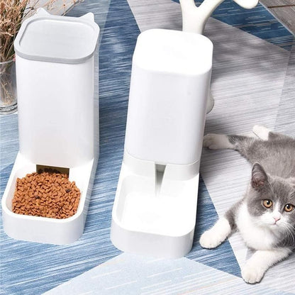 Automatic Pet Dog Cat Food Water Dispenser Feeder Self Feeding Bowl Bottle - Food V528-MH00323-WSQ-462744