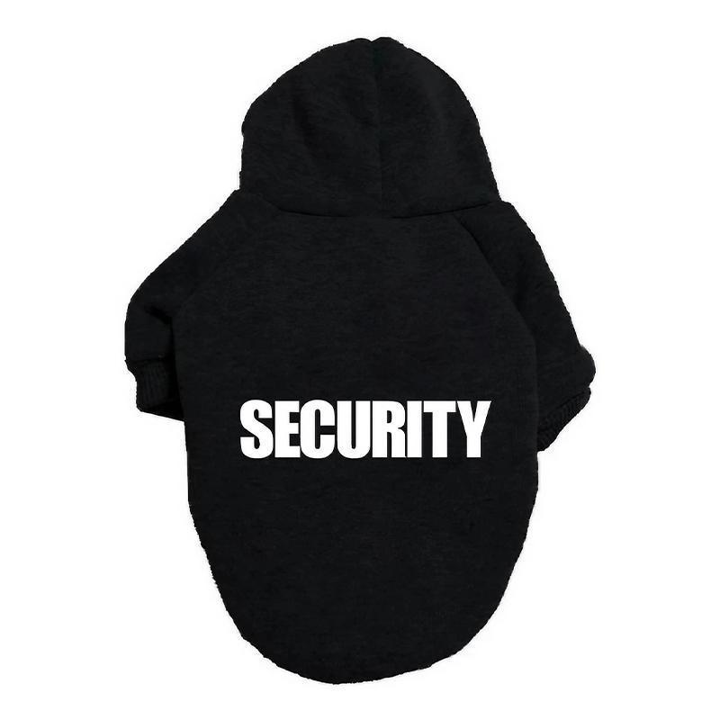 Pet Dog Clothes Hoodie Warm Winter Jumper Puppy Cat Clothing Coat Jacket Shirt - S V528-MH00328-BLACK-S-822542