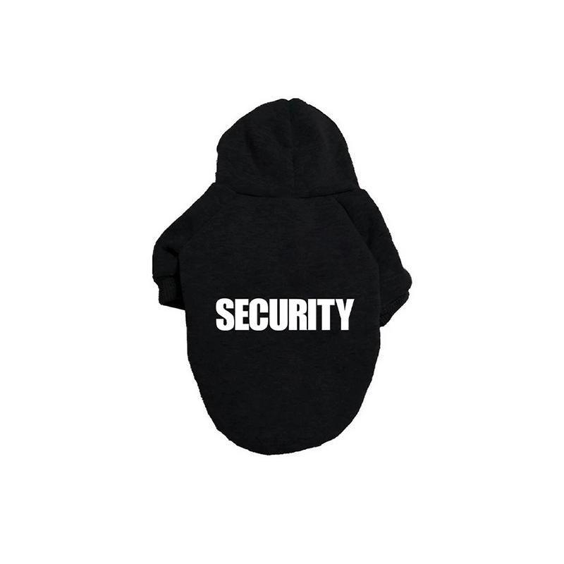 Pet Dog Clothes Hoodie Warm Winter Jumper Puppy Cat Clothing Coat Jacket Shirt - M V528-MH00329-BLACK-M-290723