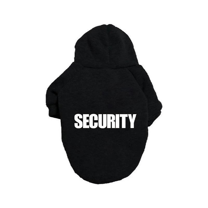 Pet Dog Clothes Hoodie Warm Winter Jumper Puppy Cat Clothing Coat Jacket Shirt - M V528-MH00329-BLACK-M-290723