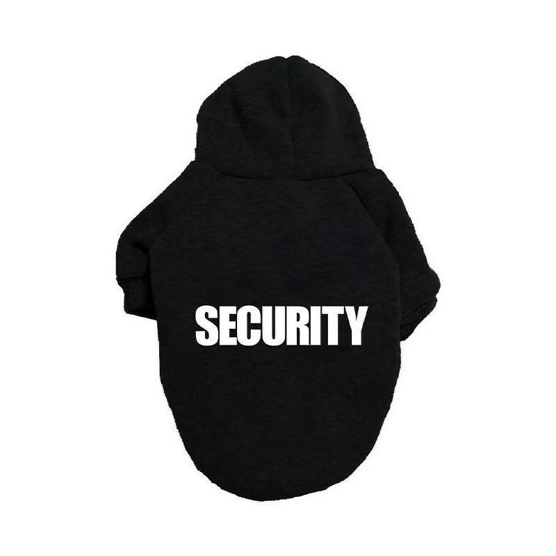 Pet Dog Clothes Hoodie Warm Winter Jumper Puppy Cat Clothing Coat Jacket Shirt - M V528-MH00329-BLACK-M-290723