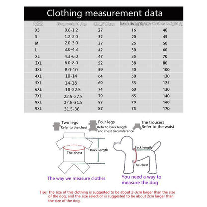 Pet Dog Clothes Hoodie Warm Winter Jumper Puppy Cat Clothing Coat Jacket Shirt - 2XL V528-MH00332-BLACK-2XL-562771