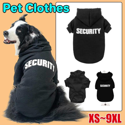 Pet Dog Clothes Hoodie Warm Winter Jumper Puppy Cat Clothing Coat Jacket Shirt - 6XL V528-MH00336-BLACK-6XL-417101