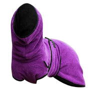 Dog Puppy HoodiesJacket Solid Coat Pet Winter Soft Warm Clothes S-5XL Purple - 2XL V528-MH00366-PURPLE-2XL-602902