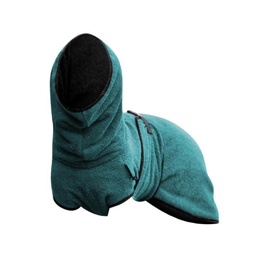 Dog Puppy Hoodies Jacket Solid Coat Pet Winter Soft Warm Clothes S-5XL Lake Blue - 3XL V528-MH00375-LAKEBLUE-3XL-101219