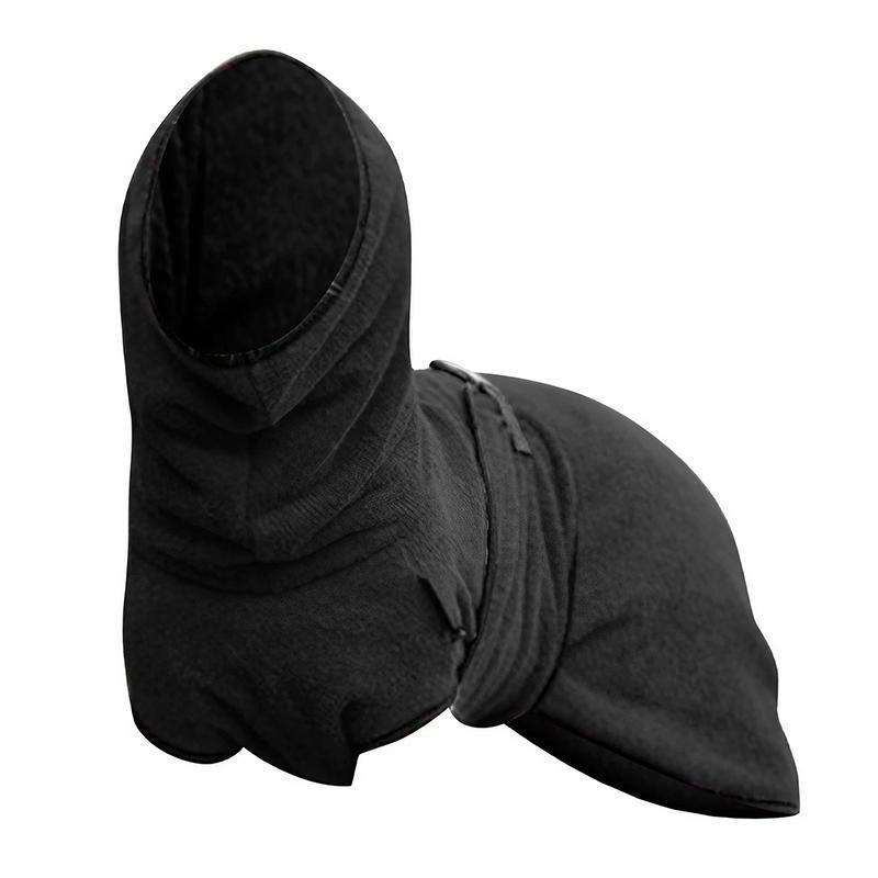 Dog Puppy Hoodies Jacket Solid Coat Pet Winter Soft Warm Clothes S-5XL Black - S V528-MH00378-BLACK-S-729894
