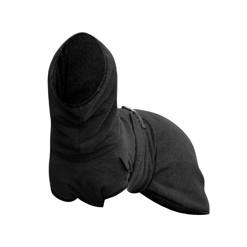 Dog Puppy Hoodies Jacket Solid Coat Pet Winter Soft Warm Clothes S-5XL Black - 3XL V528-MH00383-BLACK-3XL-108426
