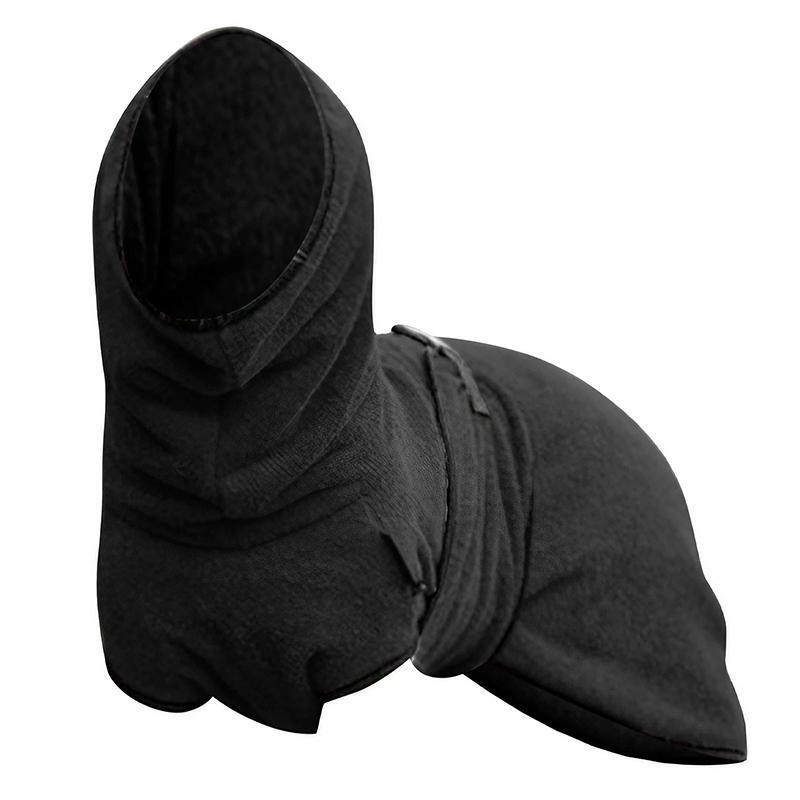 Dog Puppy Hoodies Jacket Solid Coat Pet Winter Soft Warm Clothes S-5XL Black - 4XL V528-MH00384-BLACK-4XL-845818