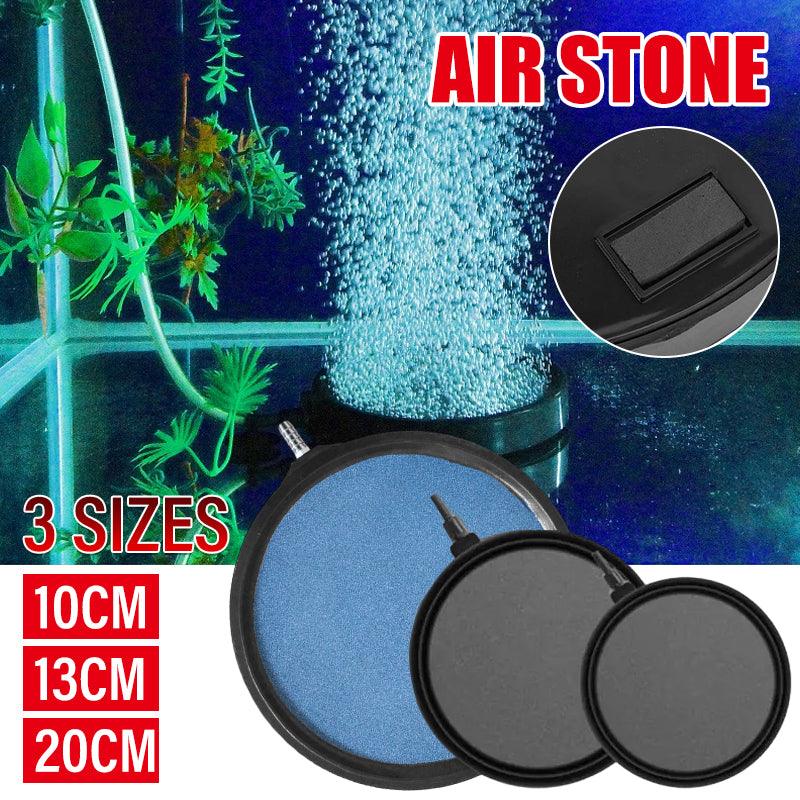 Air Bubble Disk Stone Aquarium Aerator Fish Tank Pump Hydroponics Oxygen - 10cm V528-MH00396-BS014-642048