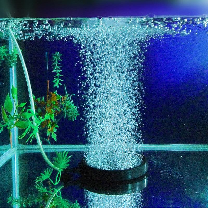 Air Bubble Disk Stone Aquarium Aerator Fish Tank Pump Hydroponics Oxygen - 10cm V528-MH00396-BS014-642048