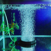 Air Bubble Disk Stone Aquarium Aerator Fish Tank Pump Hydroponics Oxygen - 20cm