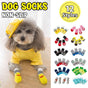 Dog Socks Non-Slip Grip Slip Anti-Slip - Puppy Cat Pet Shoes Slippers M Size - Red bear V528-MH00432-HSXX-M-210745