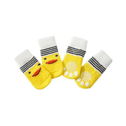 Non Slip Pet Socks for Dogs and Cats Knitted Paw Protector with Grips L Size - Blue bones V528-MH00439-LSGT-L-786867