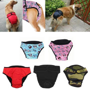 Washable Female Pet Dog Cat Nappy Diaper Physiological Pants Panties Underwear Red - L V528-MH00462-RED-L-961487