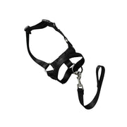 Black Dog Training Head Collar Halter Stop Pulling Training Tool Harness Strap Leader - S V528-MH00504-BLACK-S-312192