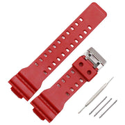 16mm TPU Watch Strap Compatible with G Series GA100 G8900 GW8900 with Tool Pins - Dark Blue V528-MH00533-DARKBLUE-830944