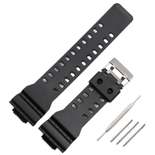16mm TPU Watch Strap Compatible with G Series GA100 G8900 GW8900 with Tool Pins - Army Green V528-MH00537-ARMYGREEN-371571