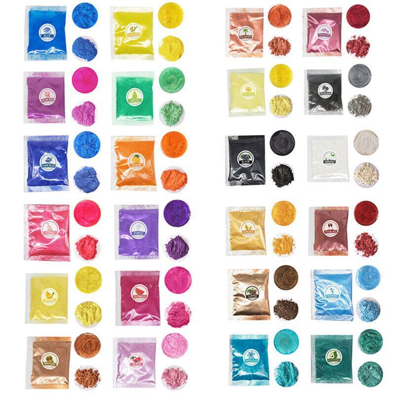 Mica Pigment Pearl Powder Resin Epoxy Premium Soaps Candle Bath Bomb Art Craft - Golden V528-MICAPOWDER-GOLD-875376