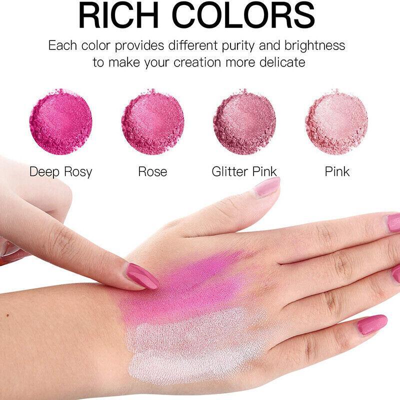 Mica Pigment Pearl Powder Resin Epoxy Premium Soaps Candle Bath Bomb Art Craft - Rose Red V528-MICAPOWDER-ROSERED-342261