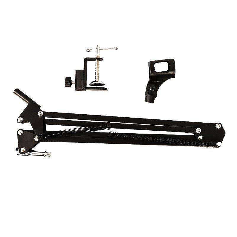 Microphone Suspension Boom Arm Desktop Stand Mic Holder Mount and Pop Filter - Mic Stand with Pop Filter V528-MICHOLDER-B-605527