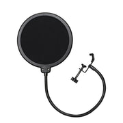 Microphone Suspension Boom Arm Desktop Stand Mic Holder Mount and Pop Filter - Mic Stand with Pop Filter V528-MICHOLDER-B-605527