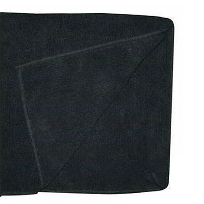 Black Cotton Towel 35x75cm Soft Thick Absorbent Bath Gym Travel Use V528-MICROFIBERTOWEL-525056