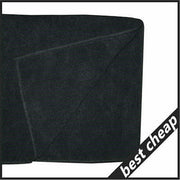 Black Cotton Towel 35x75cm Soft Thick Absorbent Bath Gym Travel Use V528-MICROFIBERTOWEL-525056