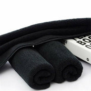 Black Cotton Towel 35x75cm Soft Thick Absorbent Bath Gym Travel Use V528-MICROFIBERTOWEL-525056