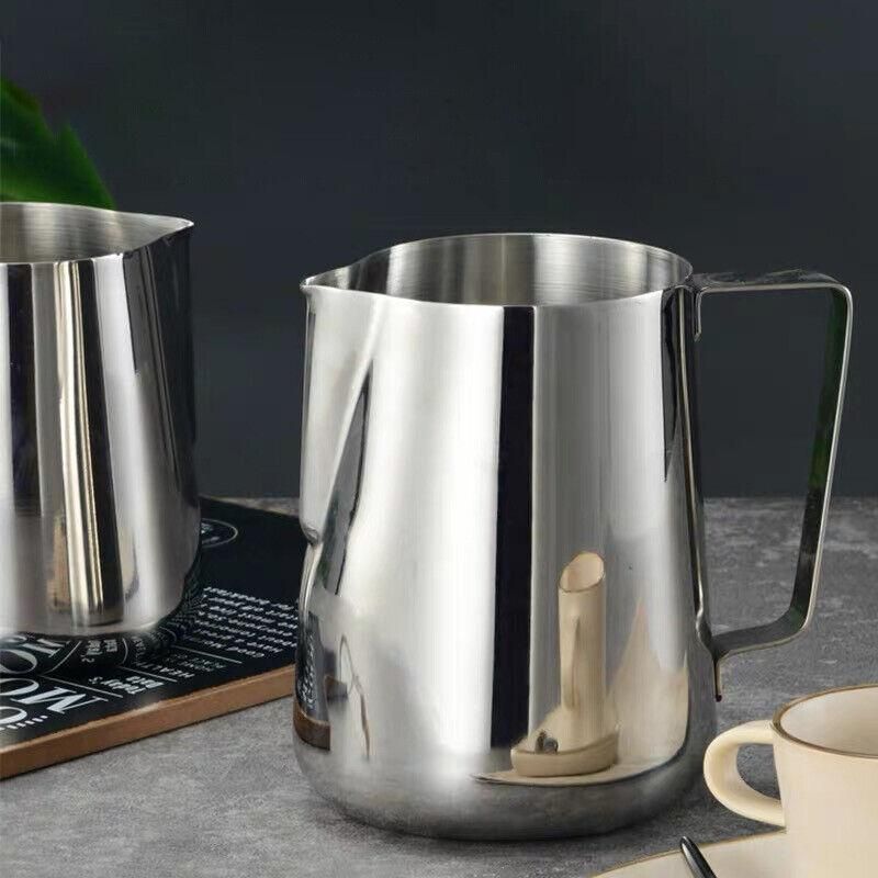 150-1000Ml Stainless Steel Milk Coffee Jug Latte Espresso Frothing Scale Pitcher - 350ML V528-MILKCOFFEEJUG-350ML-597471
