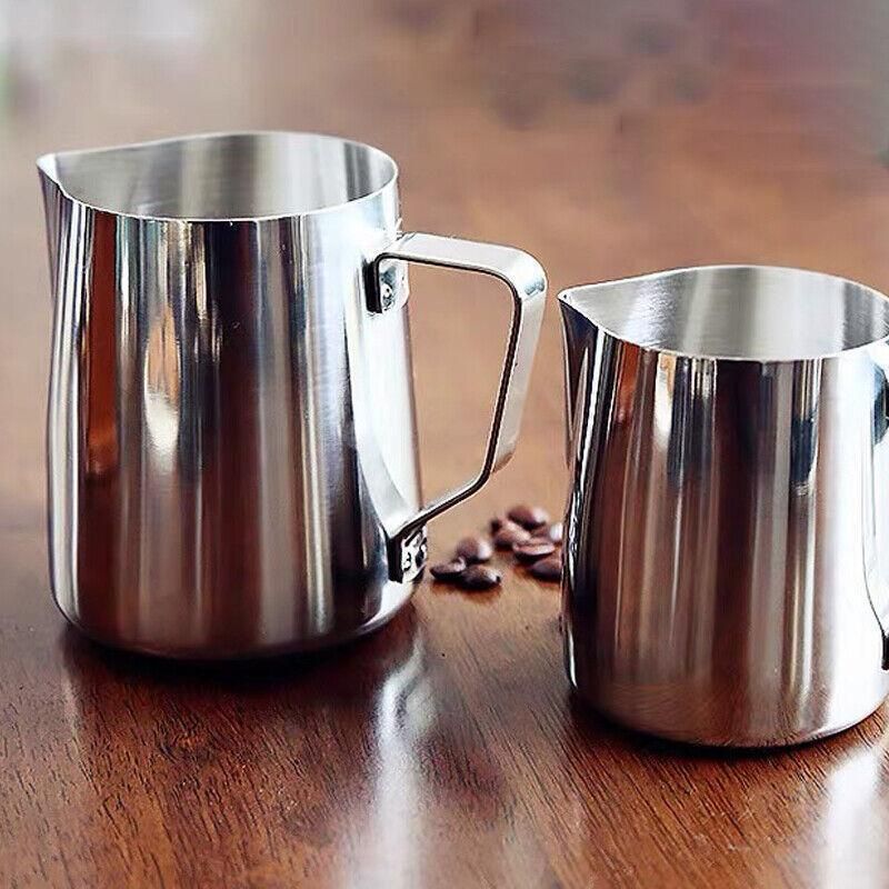 150-1000Ml Stainless Steel Milk Coffee Jug Latte Espresso Frothing Scale Pitcher - 600ML V528-MILKCOFFEEJUG-600ML-170061