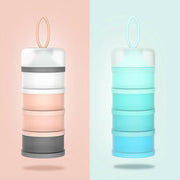4-Layer Milk Powder Dispenser Bottle Container Food Storage Box Portable Stackable - Blue V528-MILKPOWDERBO-BLUE-322441