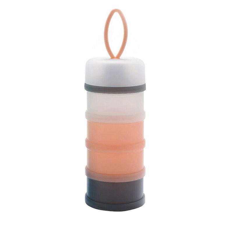4-Layer Milk Powder Dispenser Bottle Container Food Storage Box Portable Stackable - Blue V528-MILKPOWDERBO-BLUE-322441