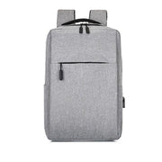 Waterproof Laptop Backpack Bag for Men Women School Travel Business Use - Grey 2 Zipper V528-MILLETBACKPACK-DOUBLE-GREY-48016