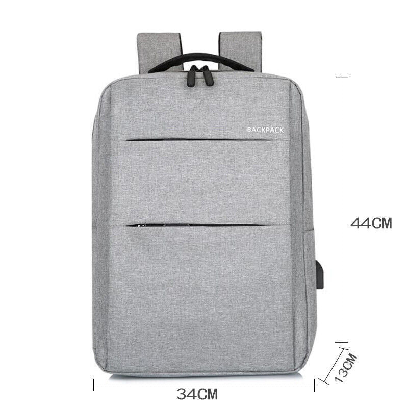 Waterproof Laptop Backpack Bag for Men Women School Travel Business Use - Blue 1 Zipper V528-MILLETBACKPACK-SINGLE-BLUE-81338