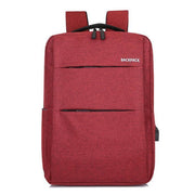Waterproof Laptop Backpack Bag for Men Women School Travel Business Use - Red 1 Zipper V528-MILLETBACKPACK-SINGLE-RED-93705