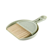Mini Desktop Sweep Cleaning Brush Keyboard Brush Small Broom Dustpan Set - Green V528-MINIBROOM-GREEN-91678