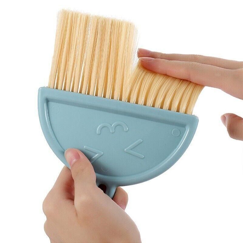Mini Desktop Sweep Cleaning Brush Keyboard Brush Small Broom Dustpan Set - Pink V528-MINIBROOM-PINK-75435