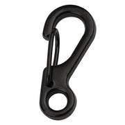 10X Mini Alloy Carabiner Keychain Durable Snap Spring Clip Hook - Black V528-MINICARABINER-BLACK-259175