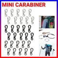 10X Mini Alloy Carabiner Keychain Durable Snap Spring Clip Hook - Silver V528-MINICARABINER-SILVER-721768