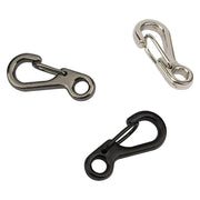 10X Mini Alloy Carabiner Keychain Durable Snap Spring Clip Hook - Silver V528-MINICARABINER-SILVER-721768