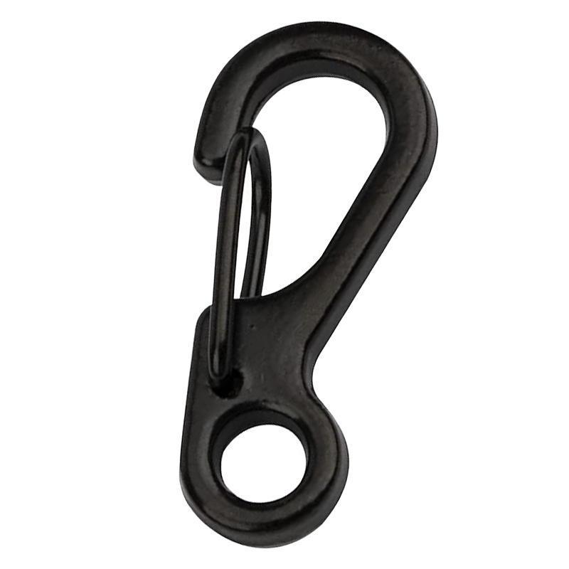 10X Mini Alloy Carabiner Keychain Durable Snap Spring Clip Hook - Silver V528-MINICARABINER-SILVER-721768