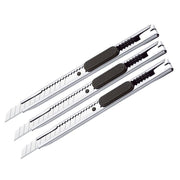 5PCS Snap-Off Daily Utility Knife Lock Back Box Cutters Retractable Knifes V528-MINICUTTERS-5PCS-102449